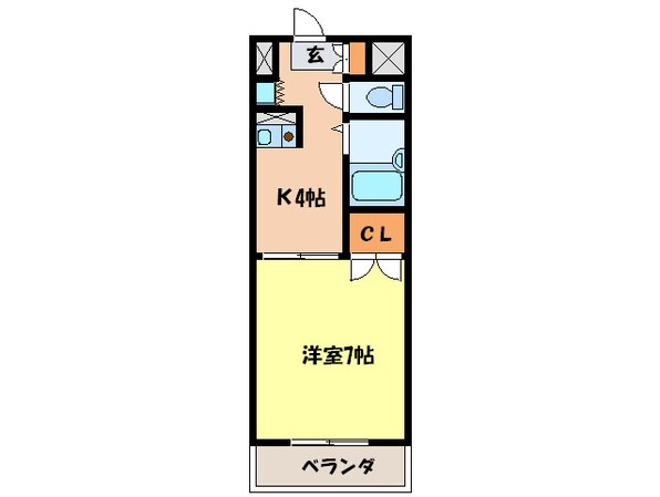 ＣＡＳＡＤＥＳＯＬ己斐の物件間取画像